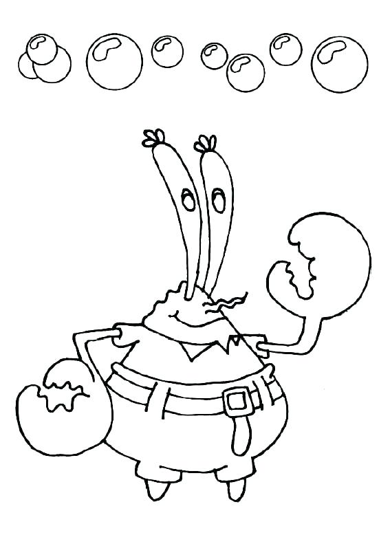 567x794 Krusty Krab Coloring Pages Coloring Pages Krusty Krab Colouring