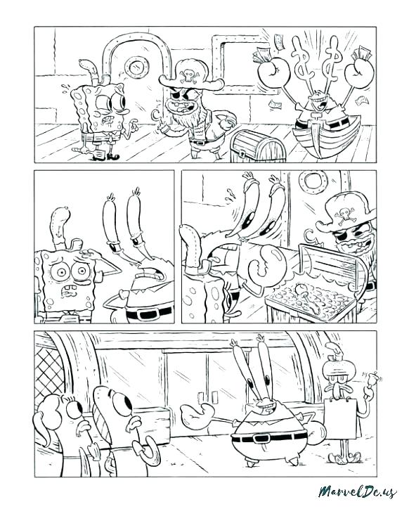 582x724 Krusty Krab Coloring Pages Coloring Pages Spongebob Krusty Krab