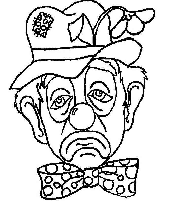 675x800 Printable Clown Coloring Pages