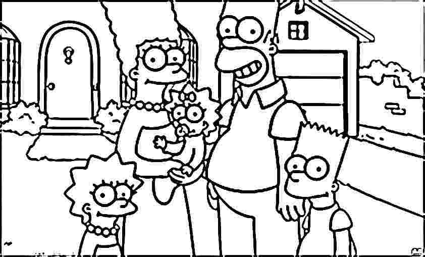 842x509 Simpson Coloring Pages 323549