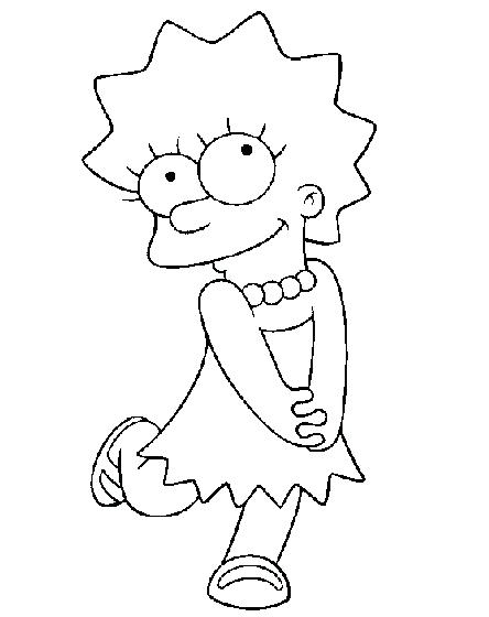 444x560 Coloriage Krusty Le Clown Simpson