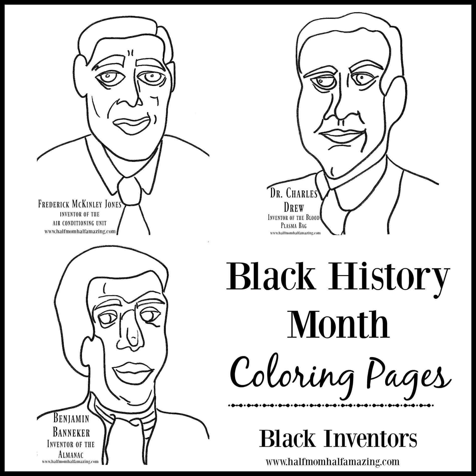 1900x1900 Black Inventors Coloring Pages Web Coloring Pages