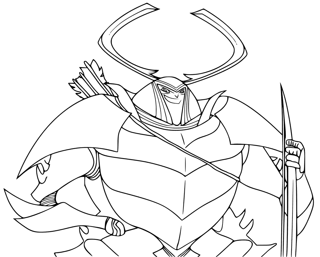 1024x824 Kubo Beetle Coloring Pages