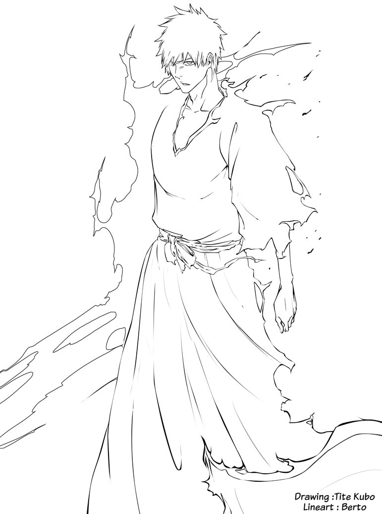 771x1036 41 Ichigo Coloring Pages, Ichigo Coloring Pages Coloring Home
