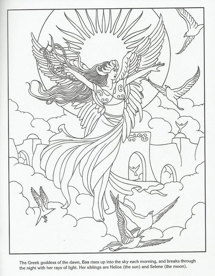 705x905 49 Best Fantasy Coloring Pages Images On Colouring