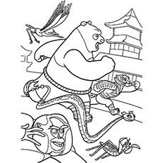 230x230 Top 10 Free Printable Kung Fu Panda Coloring Pages Online