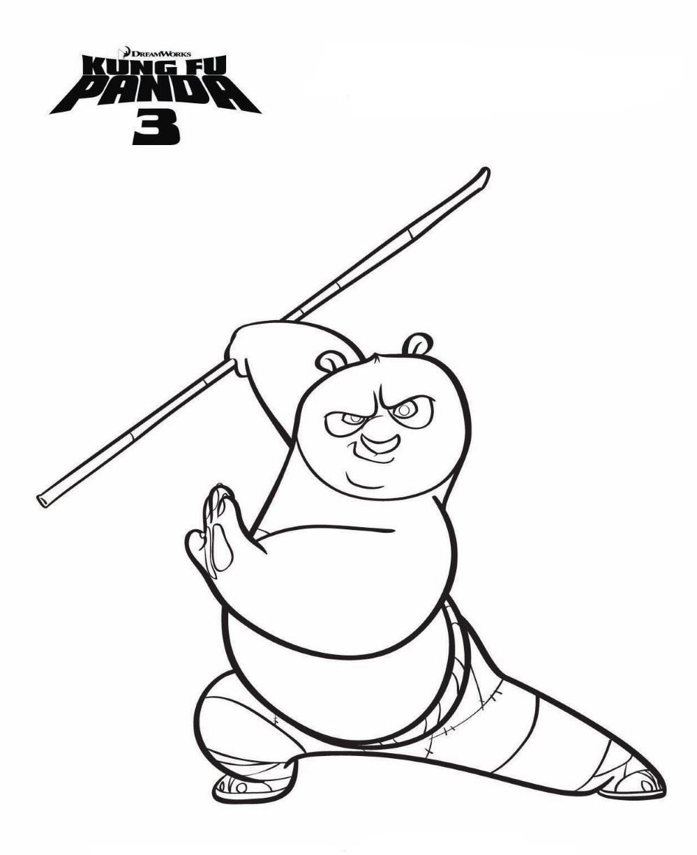 999x1226 Kids N 7 Coloring Pages Of Kung Fu Panda 3