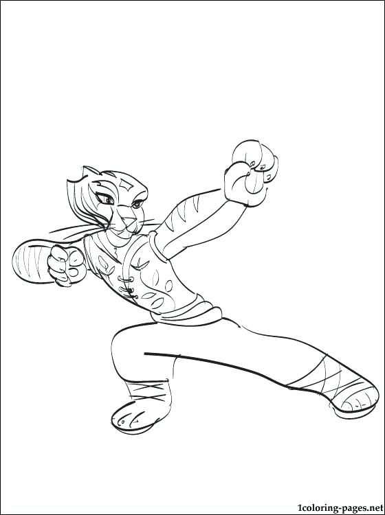 560x750 Kung Fu Panda Coloring Pages