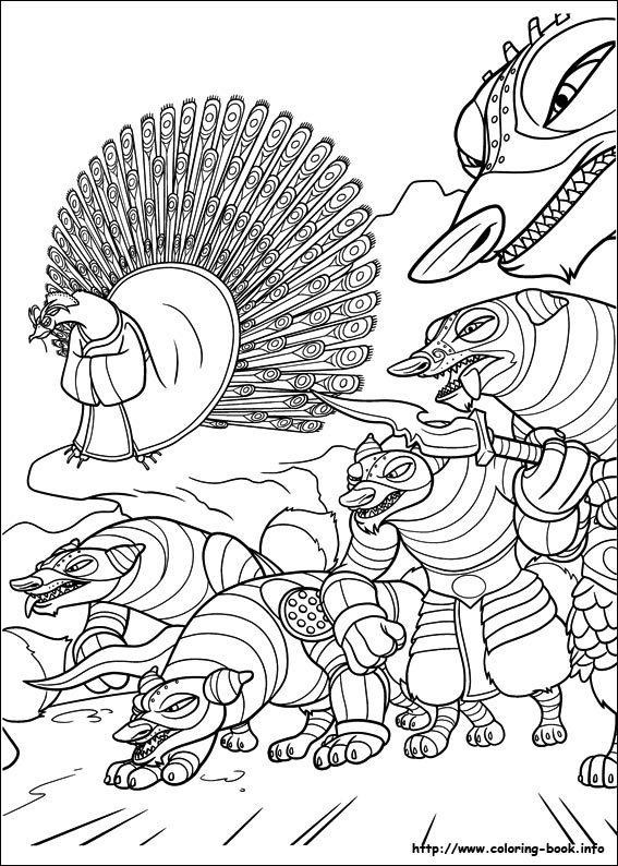 567x794 Kung Fu Panda 2 Coloring Pages On Coloring