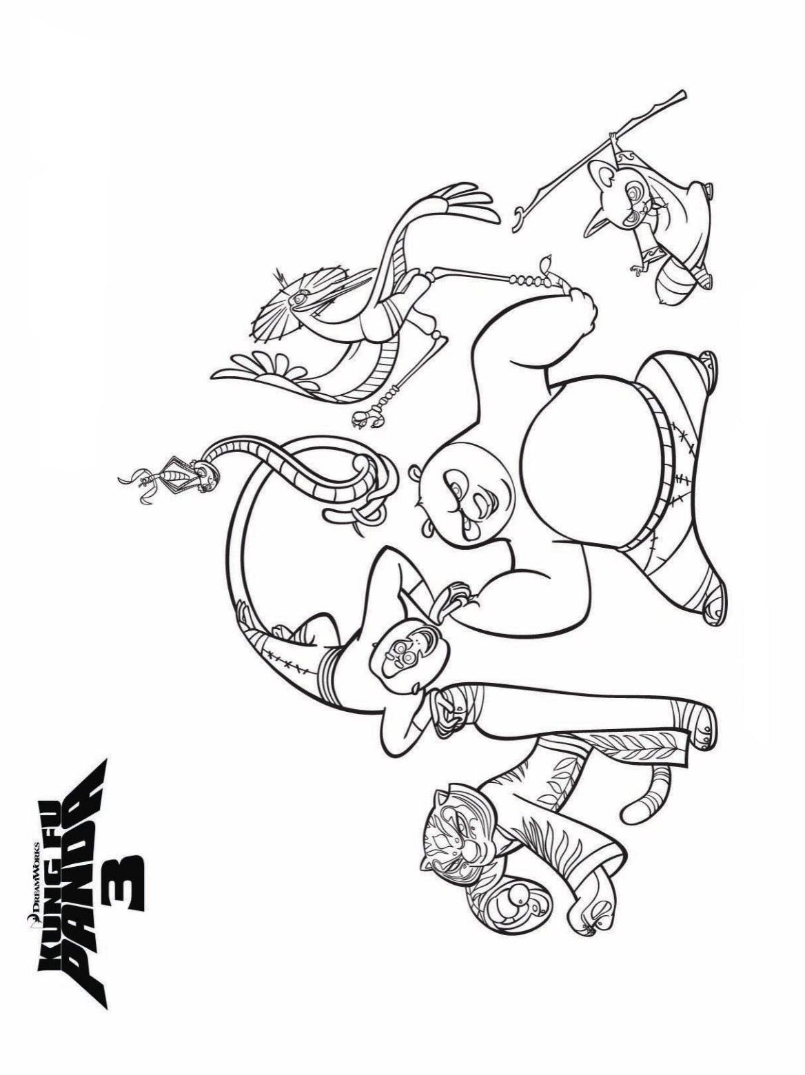 1168x1560 Kids N 7 Coloring Pages Of Kung Fu Panda 3