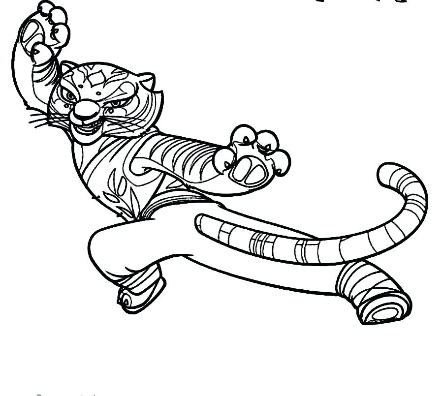 900x805 Kung Fu Panda Coloring Pages Tigress Kids N Of 2 Best Coloring Pages