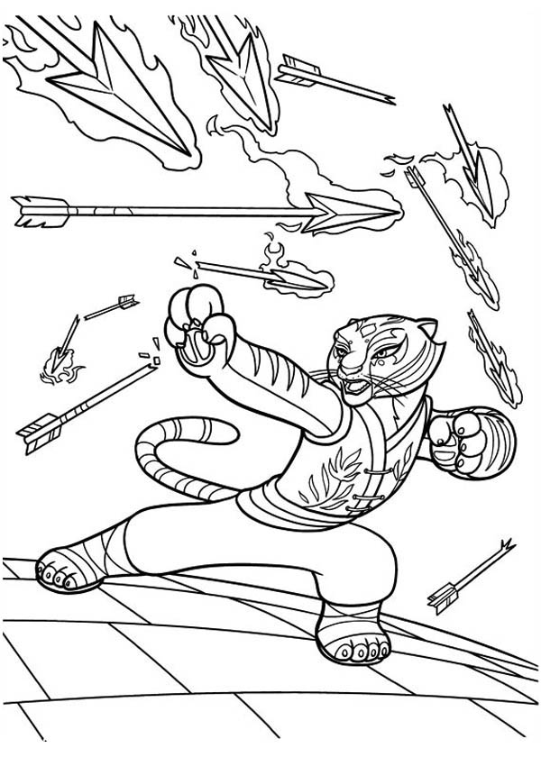 600x840 Furious Five Coloring Pages