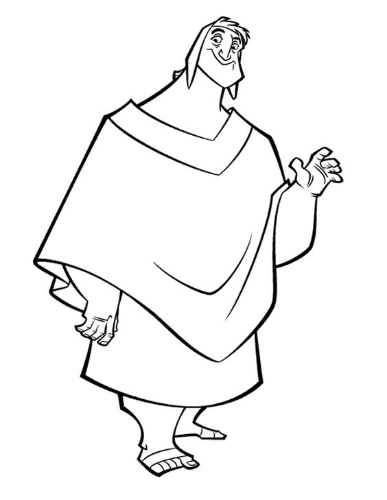 564x729 The Emperors New Groove Coloring Page Coloring Pages Of Epicness