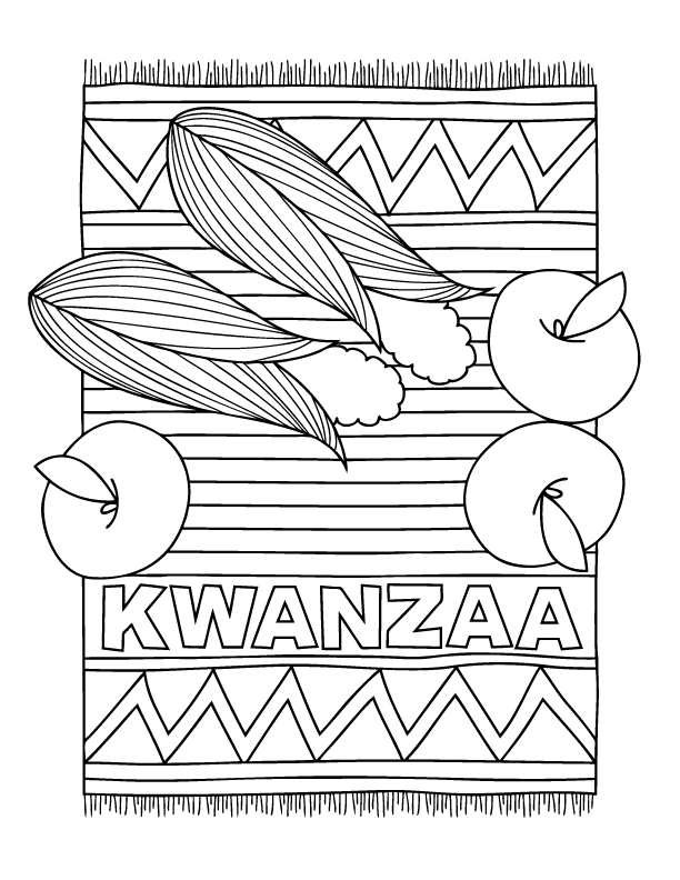 612x792 Kwanzaa Coloring Pages