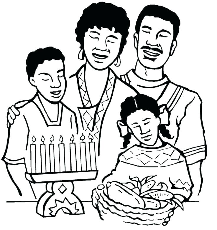 736x781 Kwanzaa Para Colorear Para Coloring Pages Google Search A Paginas
