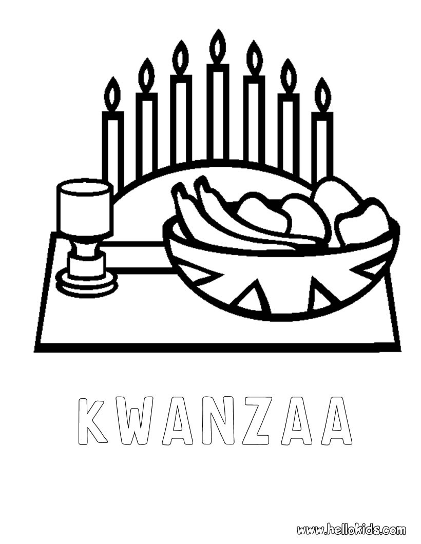 820x1060 Kwanzaa Coloring Pages