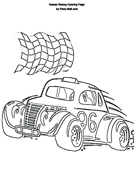 460x632 Nascar 88 Coloring Pages