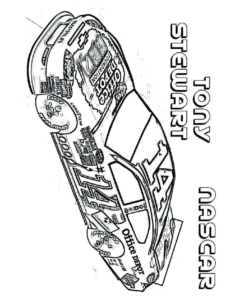 750x1000 Nascar 88 Coloring Pages All Page Image Images