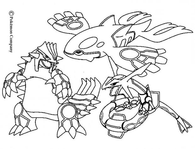 620x475 Kyogre Coloring Page