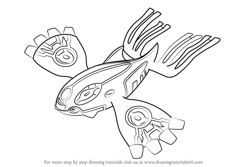 800x567 Kyogre Coloring Page Printable Coloring Page