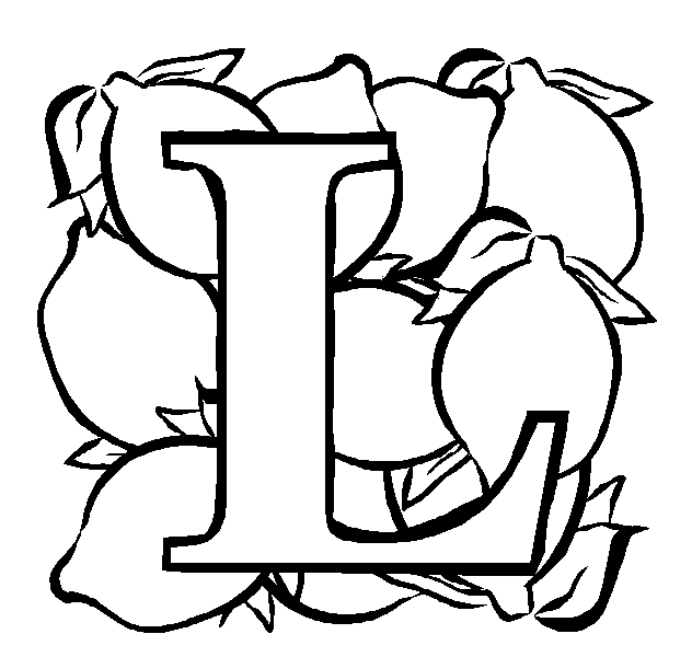 632x600 L Coloring Page Amp Coloring Book
