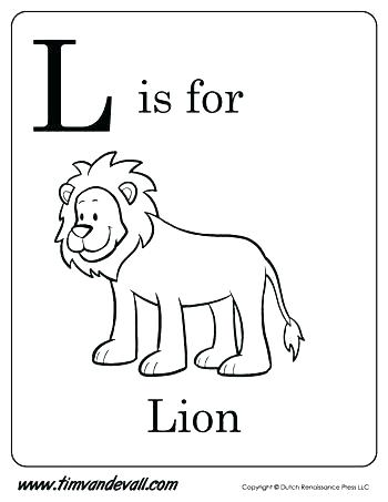 350x453 Letter L Coloring Pages Preschool 2441713