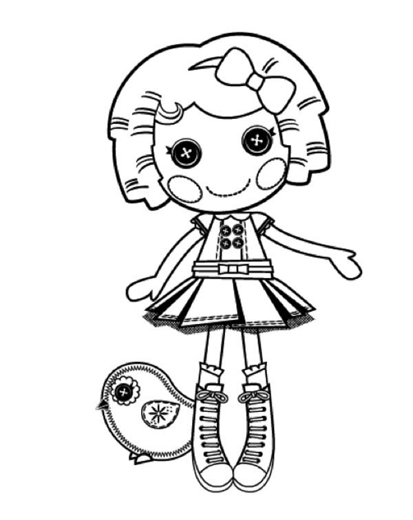 600x756 Lalaloopsy Coloring Pages For Christmas