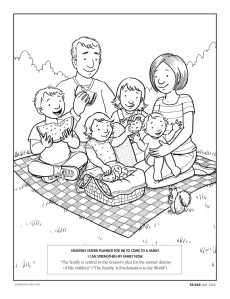 230x299 Coloring Pages Of Different Families Church Helps
