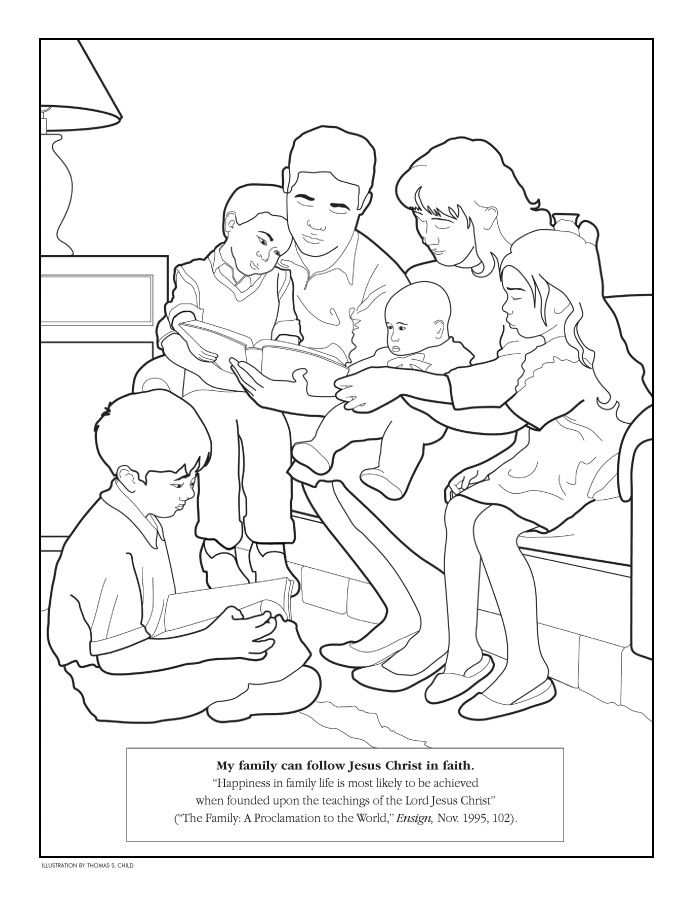 694x902 I Love My Family Black And White Coloring