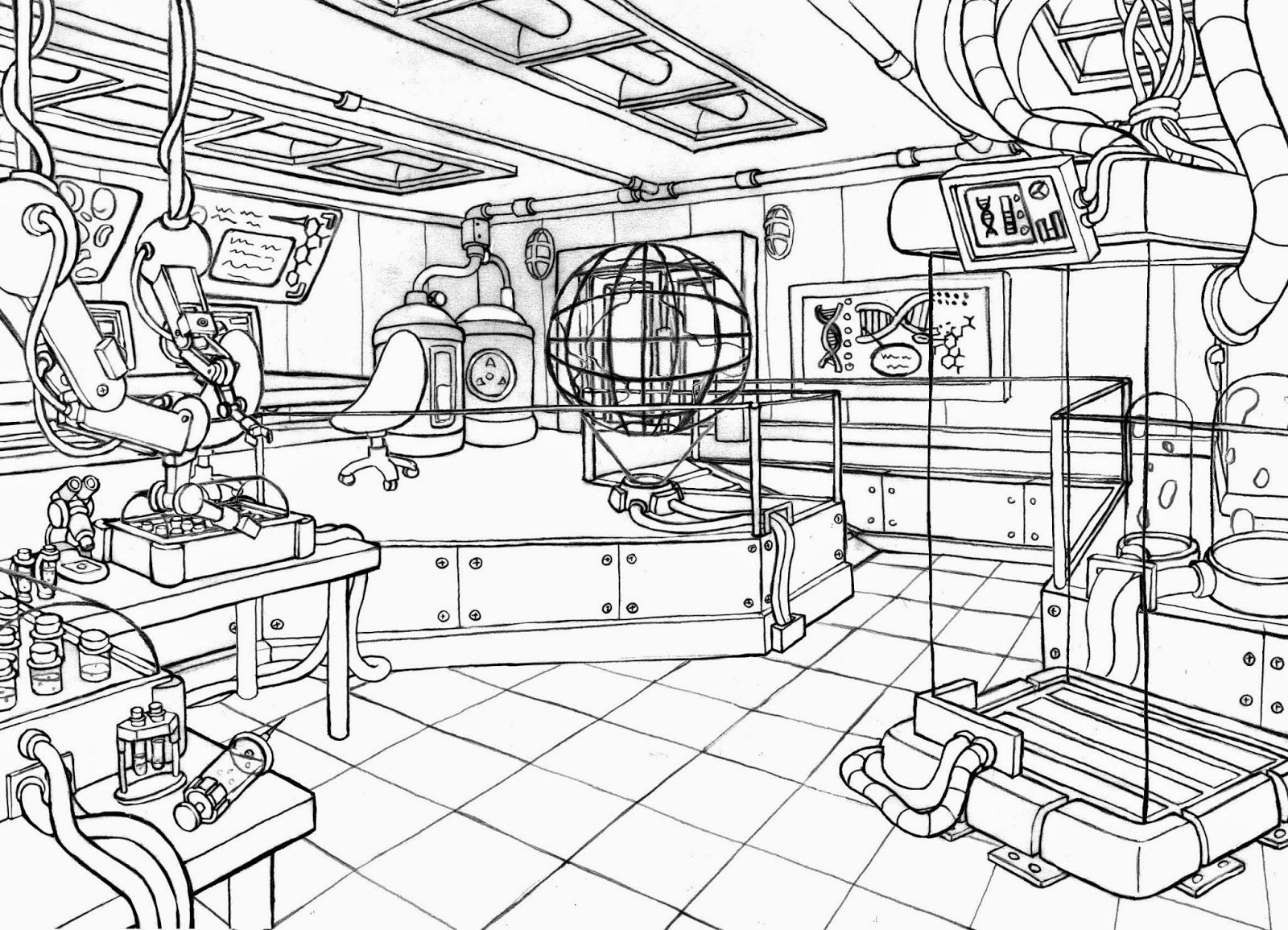 1600x1155 Science Coloring Pages Lovely Science Lab Coloring Pages Coloring
