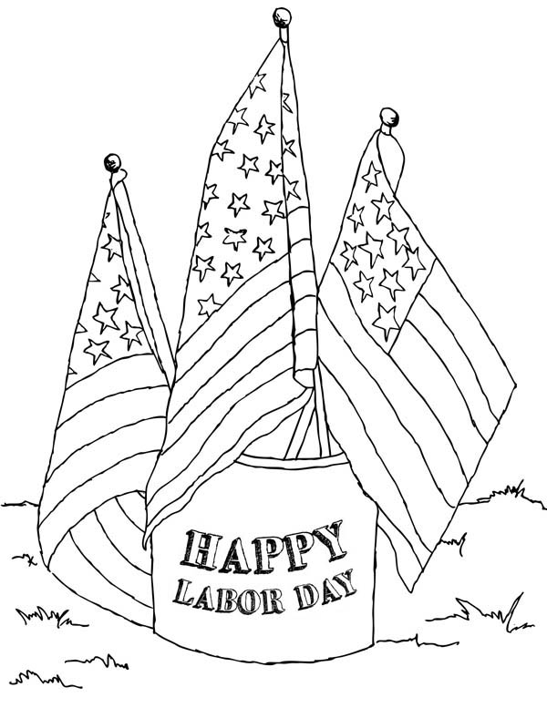 600x777 Best Labor Day Coloring Pages Free 4179 Printable