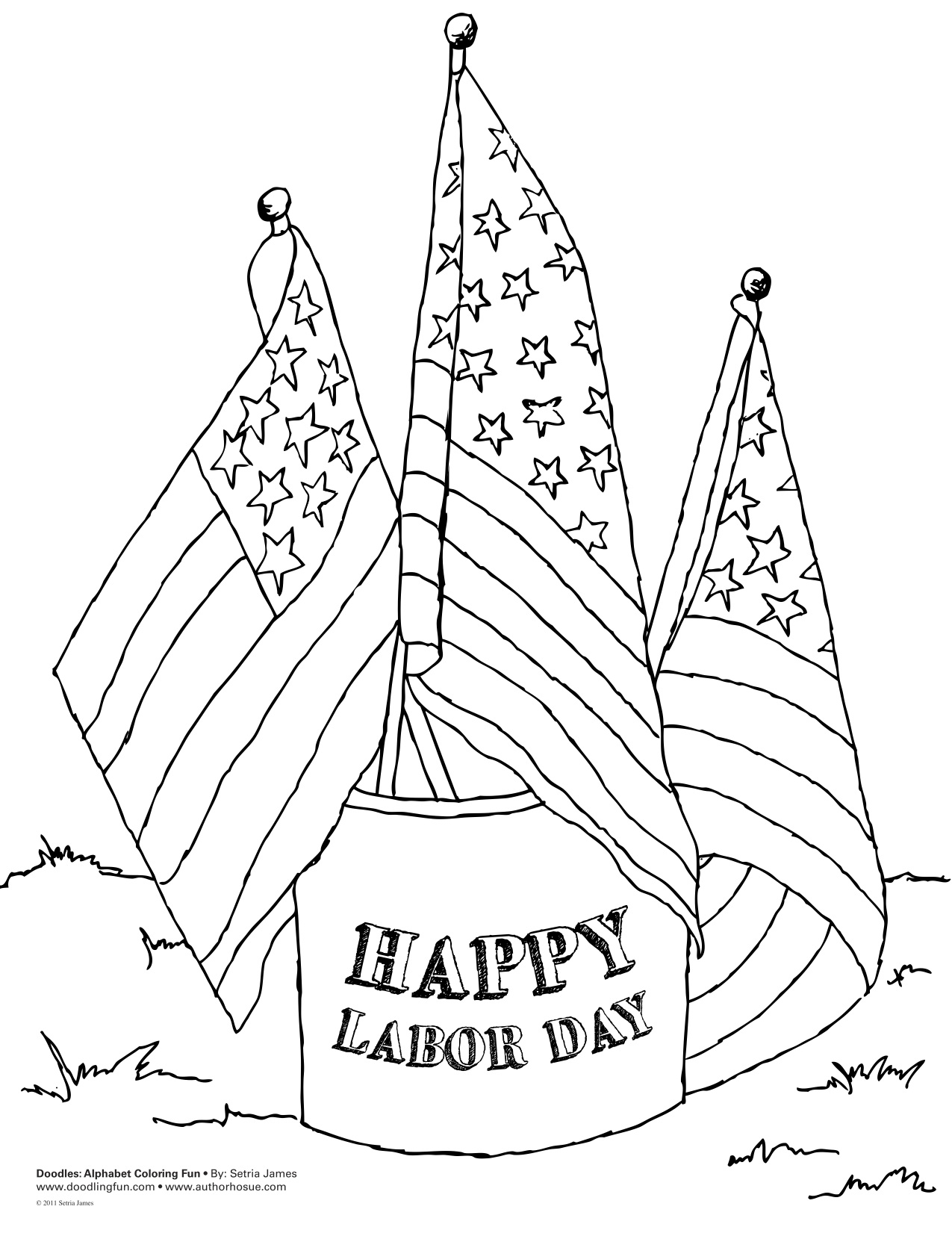 1275x1651 Labor Day Coloring Pages