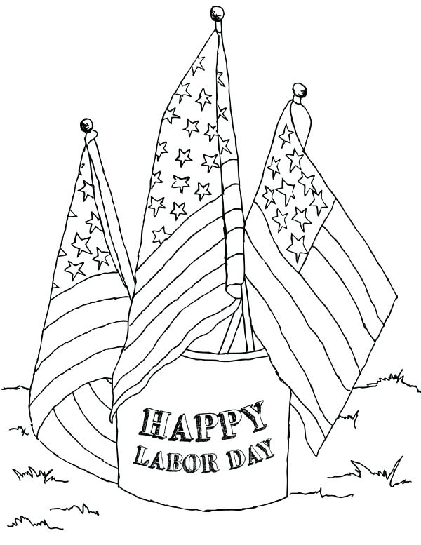 600x777 Labor Day Coloring Sheets Labor Day Coloring Page Labor Day 2015