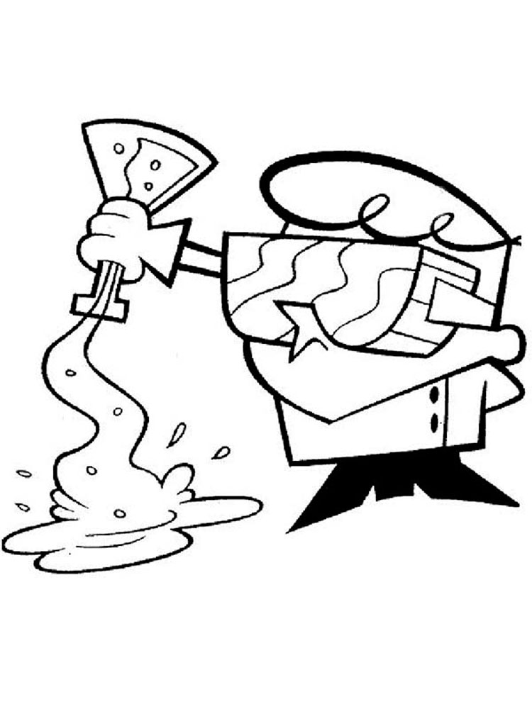 750x1000 Dexter's Laboratory Coloring Pages. Download And Print Dexter'S