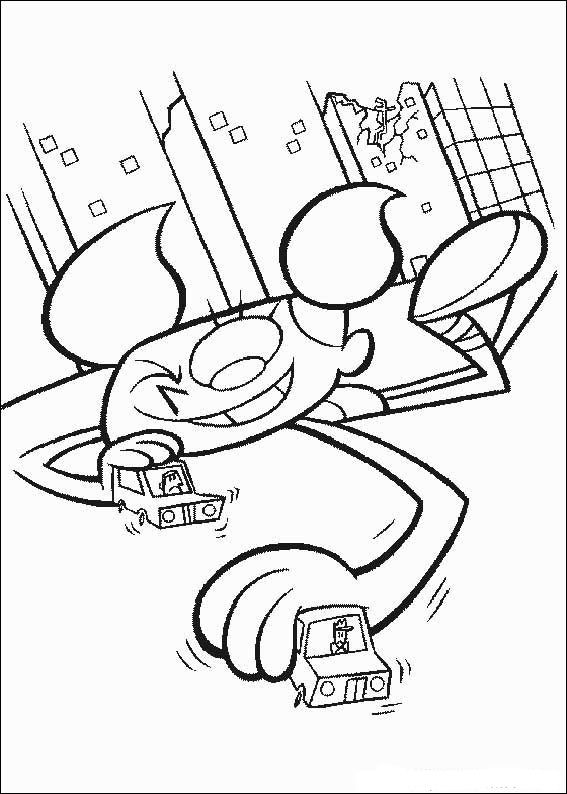 567x794 Dibujos Para Colorear El Laboratorio De Dexter 5 Dexter'S