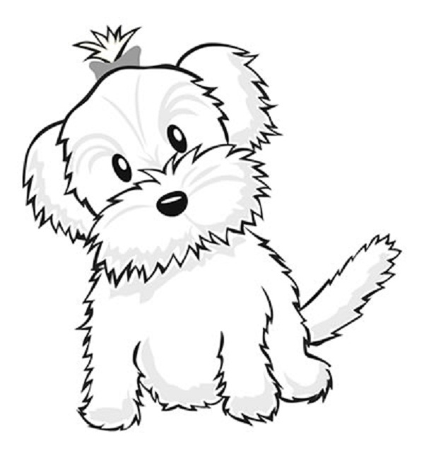600x645 Cool Coloring Pages Of Cute Puppies Free Download Selebritas