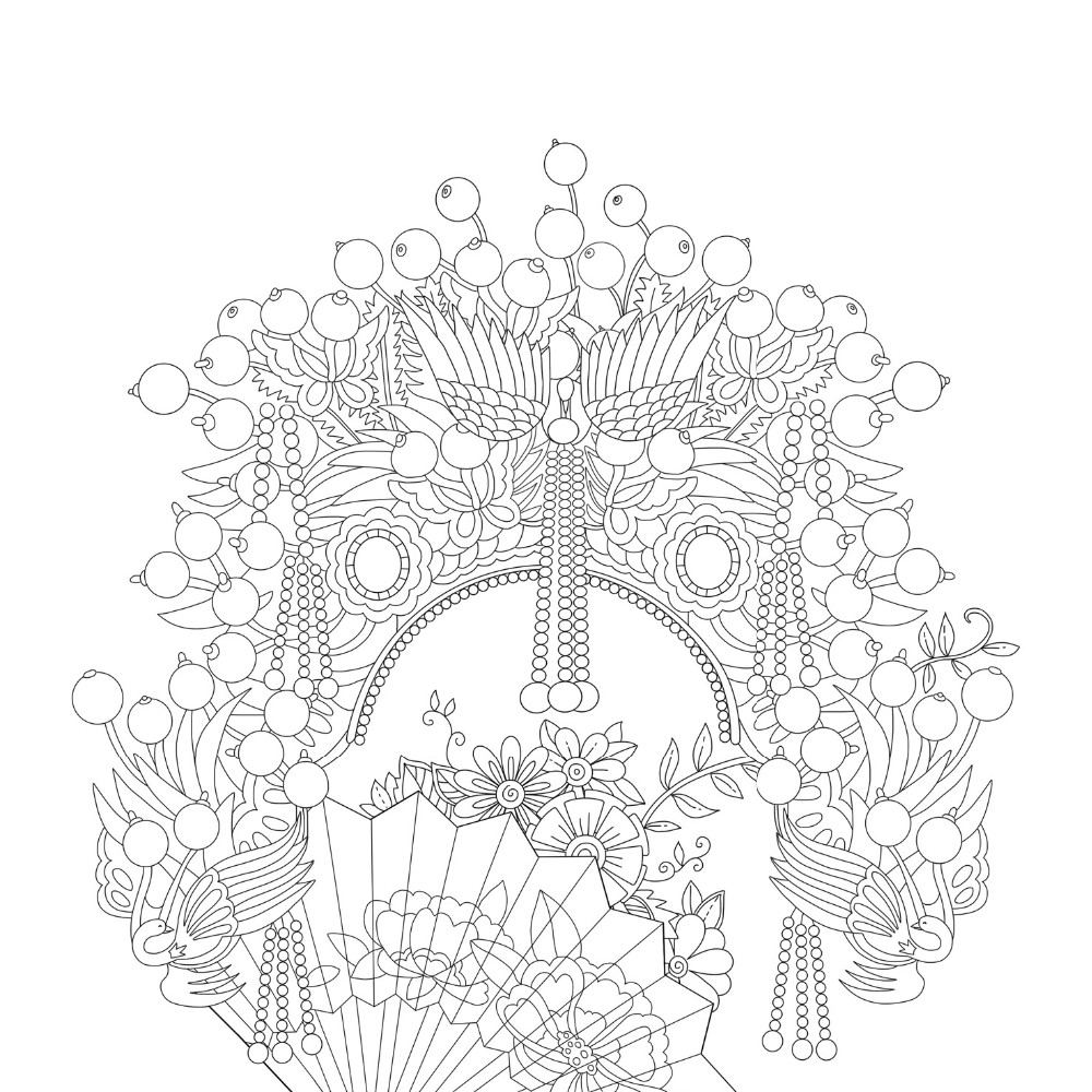 1000x1000 2016 Newest Arrivals 96 Pages Floating Lace Adults Colouring Book