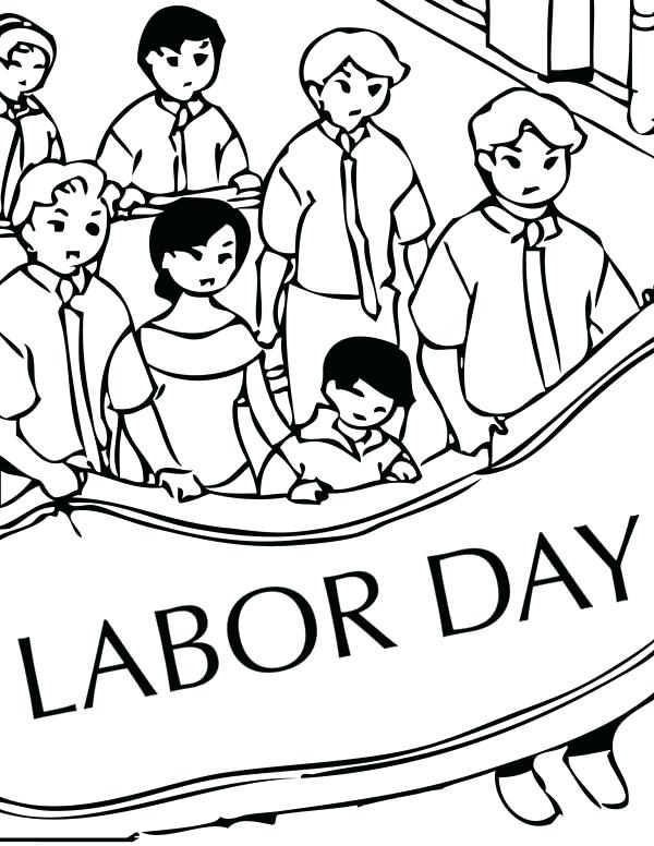 600x776 Labor Day Color Labor Day Coloring Pages Labor Day Coloring Pages