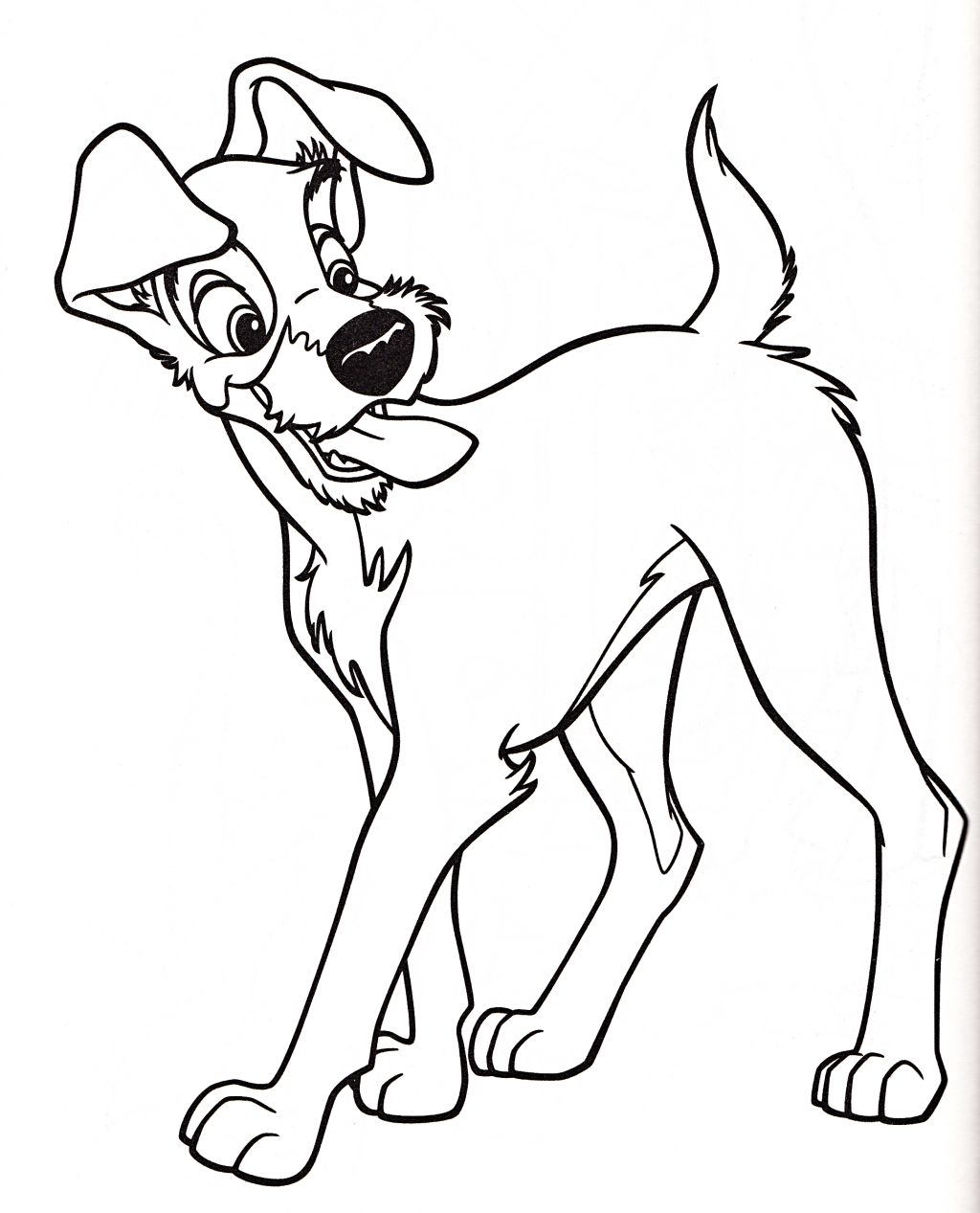1024x1267 Lady And The Tramp 2 Coloring Pages Coloring Pages Kids