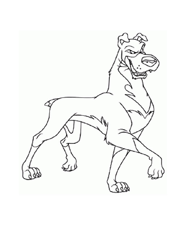 634x780 Lady And The Tramp Characters Coloring Pages