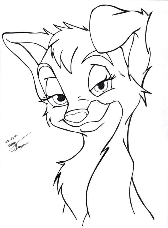 588x800 Modern Lady And The Tramp 2 Angel Coloring Pages Festooning