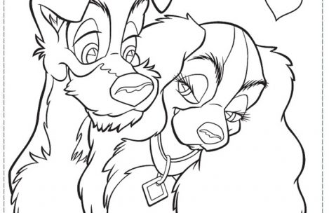 469x304 Lady And The Tramp 2 Coloring Pages Just Colorings