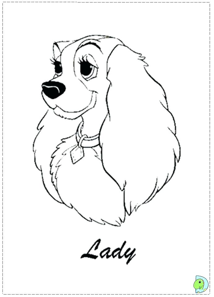 691x960 Free Printable Lady And The Tramp Coloring Pages Printable