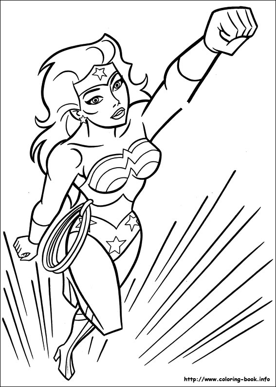 567x794 Superwoman Coloring Page Wonder Woman Coloring Pages On Coloring