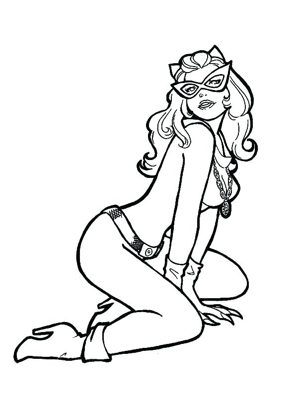 600x831 Woman Coloring Pages Beautiful Woman On Background