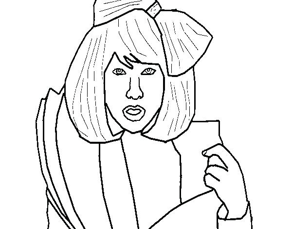 600x470 Lady Gaga Coloring Page Lady Gaga Coloring Page Lady Gaga