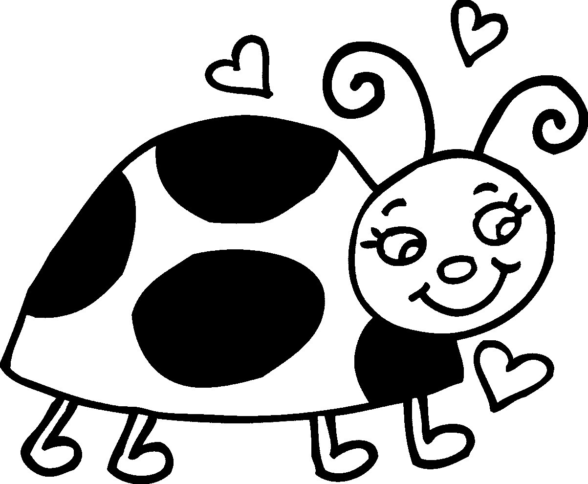 1203x990 Coloring Pages Of Ladybug Lady Bug Page On Grass
