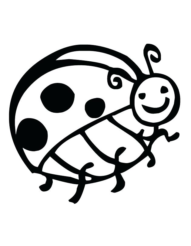 630x810 Ladybug Outline Printable Ladybug Coloring Page From Ladybug