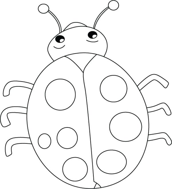600x660 Ladybug Coloring Ladybug Coloring Book Plus Ladybug Coloring Page