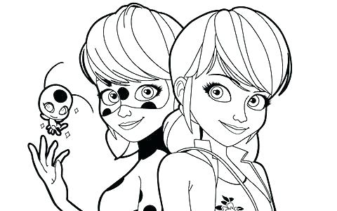 480x300 Ladybug Coloring Pages For Toddlers Insect Garden Bug Color